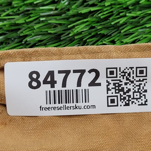 Vintage 80s Hunting Canvas Vest S/M 20x18 Cropped Tactical - Picture 12 of 12